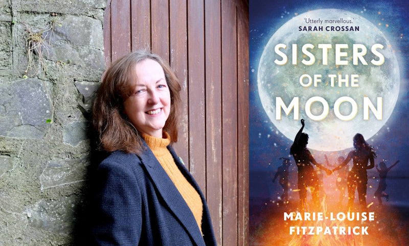 Sisters of the Moon by Marie-Louise Fitzpatrick. Book cover and author photo.