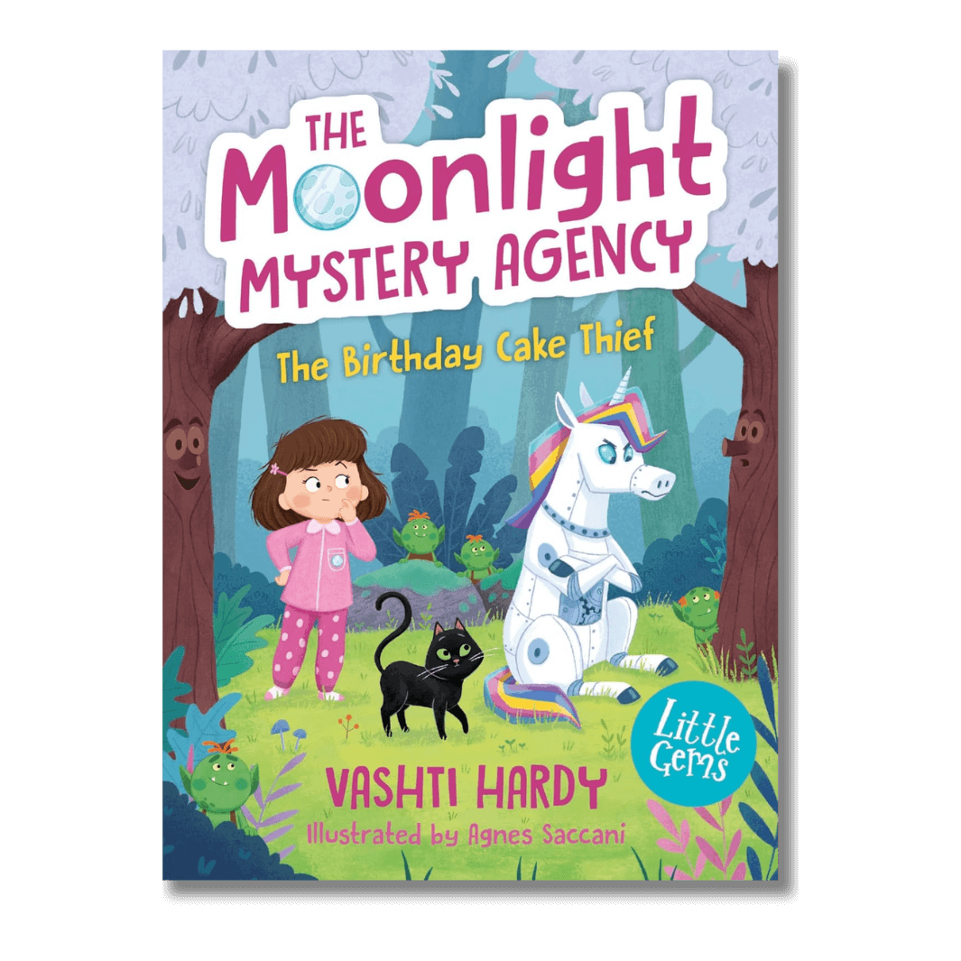 Cover of The Moonlight Mystery Agency: The Birthday Cake Thief by Vashti Hardy