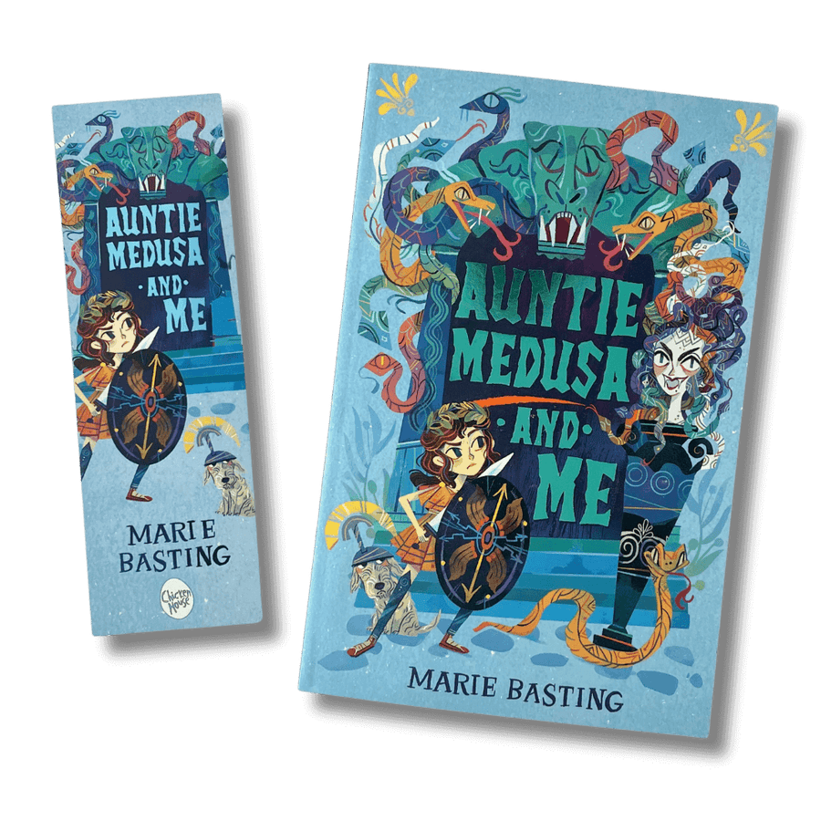 Auntie Medusa and Me by Marie Basting with free bookmark