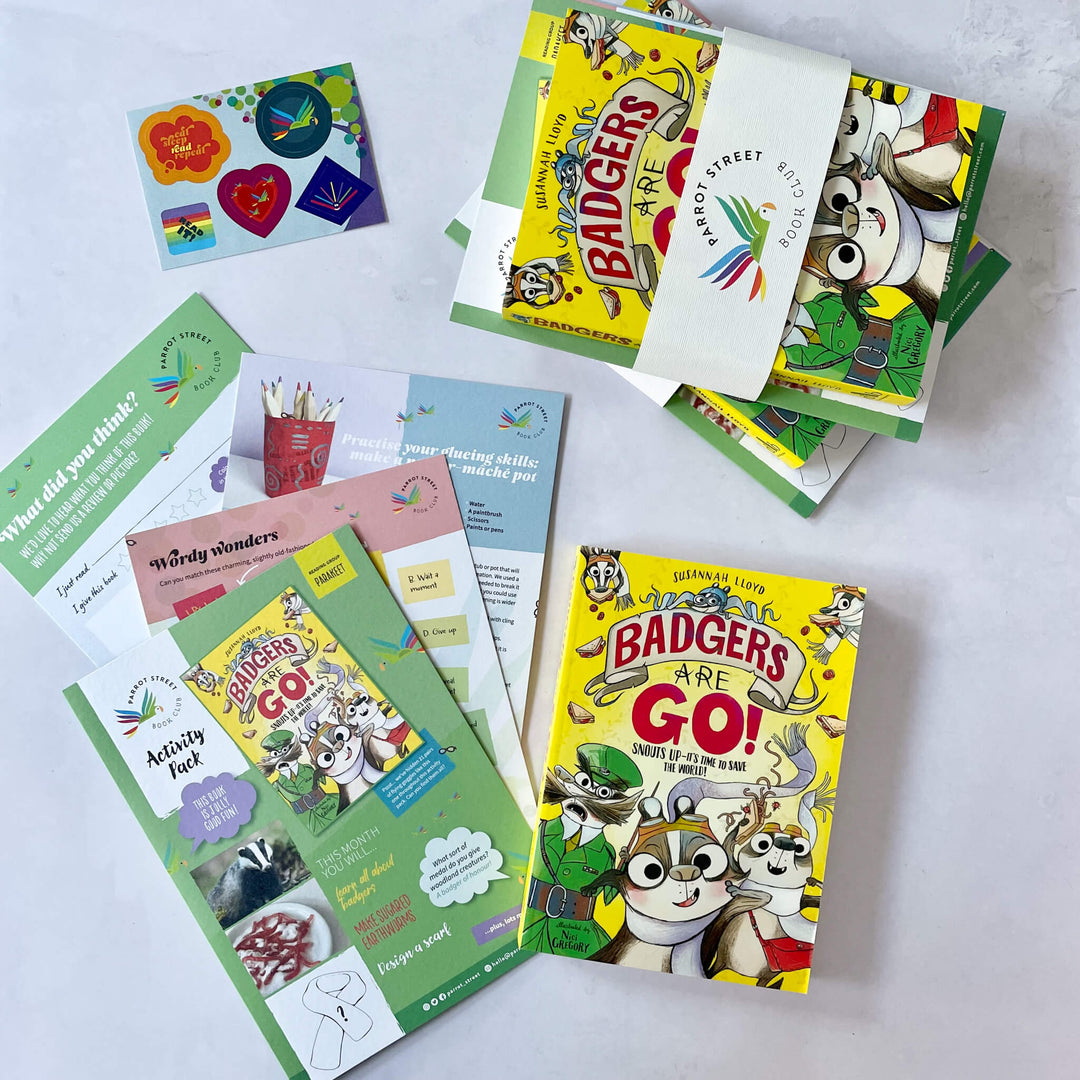 Badgers Are Go! chapter book and activity pack