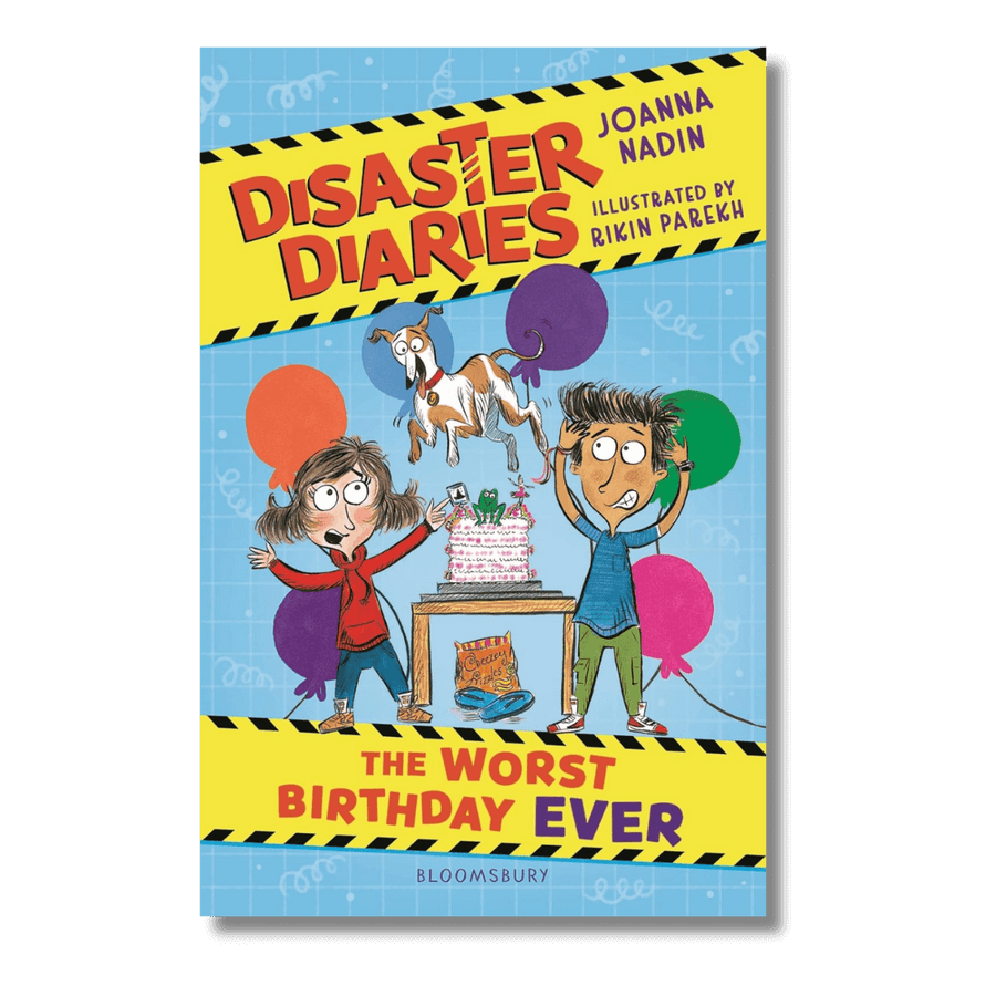 Cover of Disaster Diaries: The Worst Birthday Ever by Joanna Nadin and Rikin Parekh