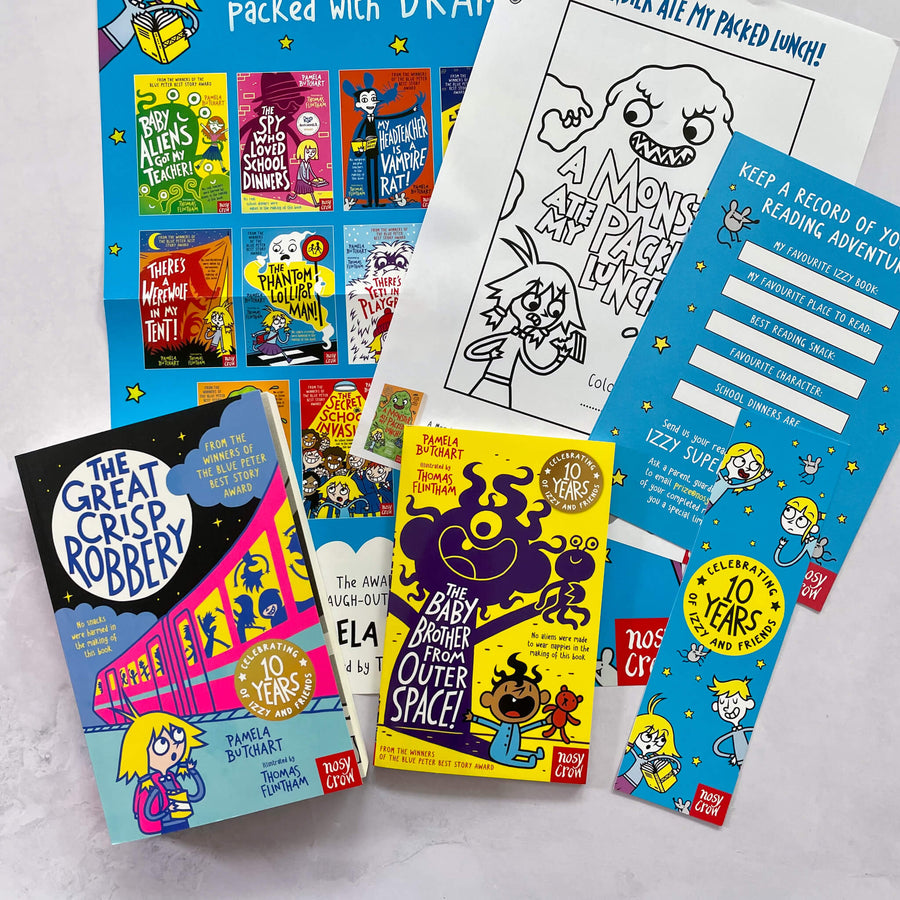 The Great Crisp Robbery by Pamela Butchart with free book, poster, bookmark and activity sheet