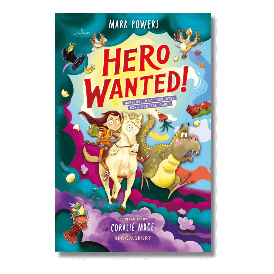 Cover of Hero Wanted! by Mark Powers