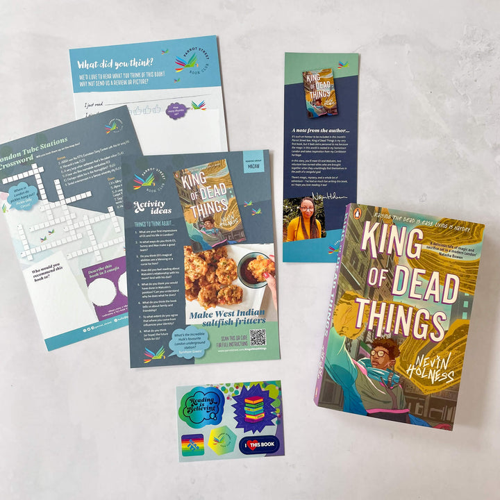 King of Dead Things book and activity pack