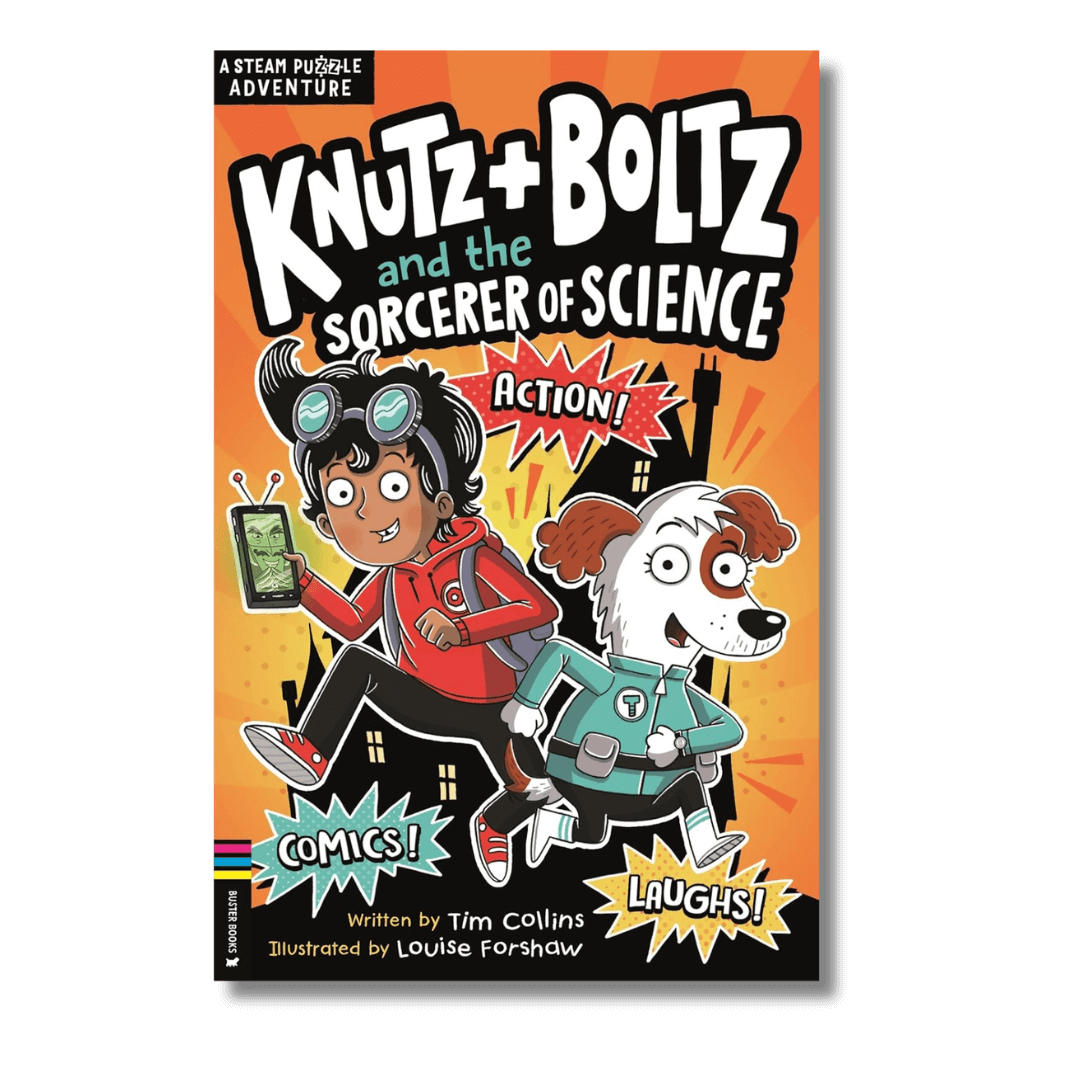 Cover of Knutz & Boltz and the Sorcerer of Science by Tim Collins