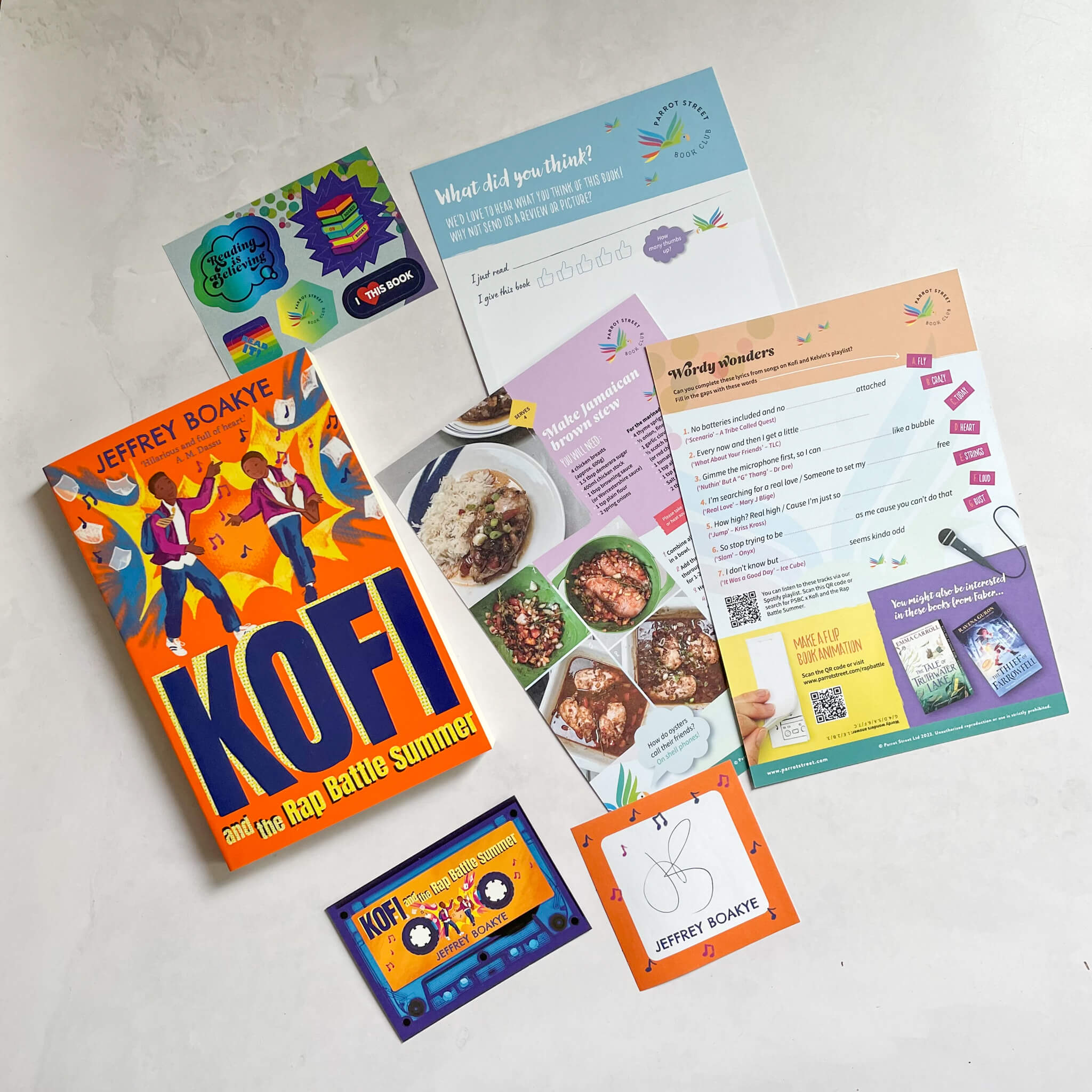 Kofi and the Rap Battle Summer book and activity pack | Parrot