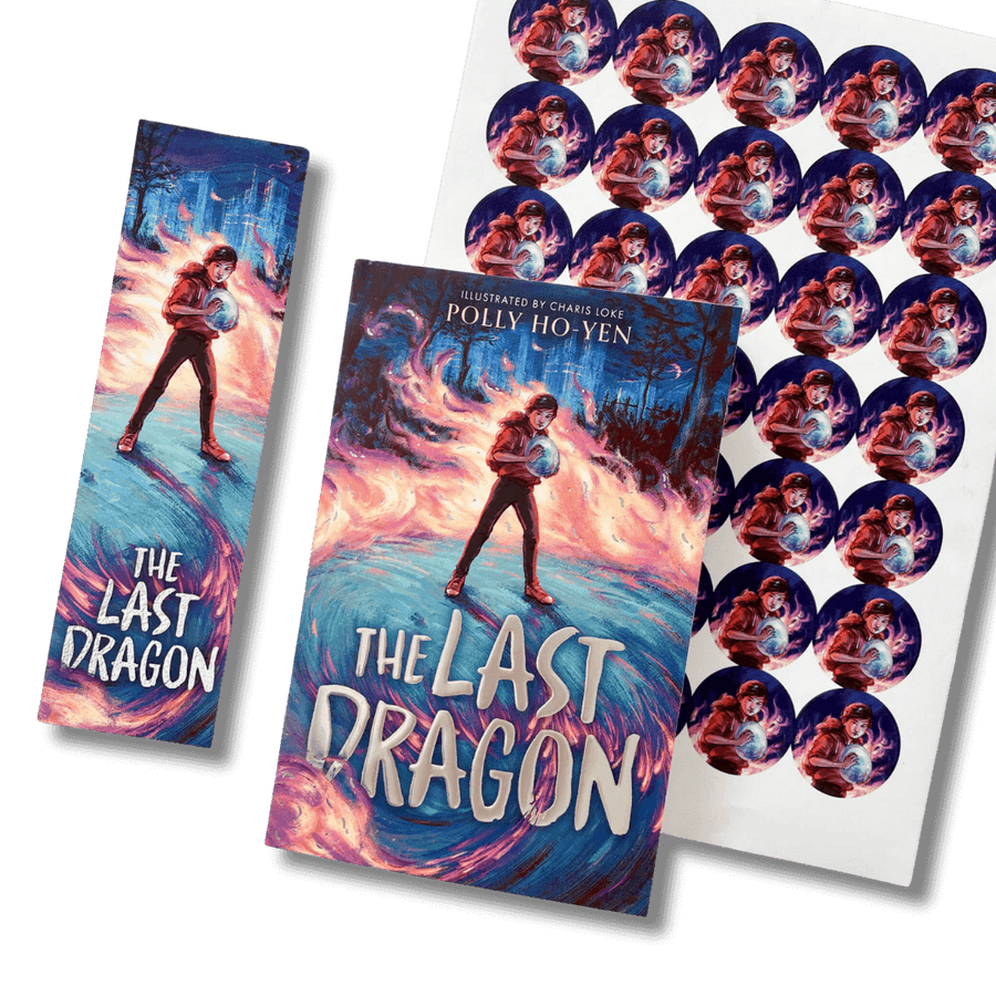 The Last Dragon by Polly Ho-Yen with bookmark and stickers