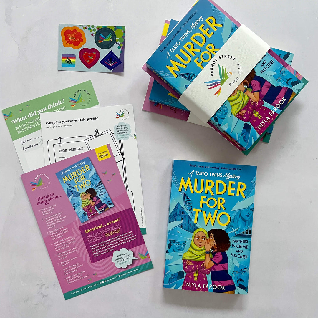 Murder for Two chapter book and activity pack