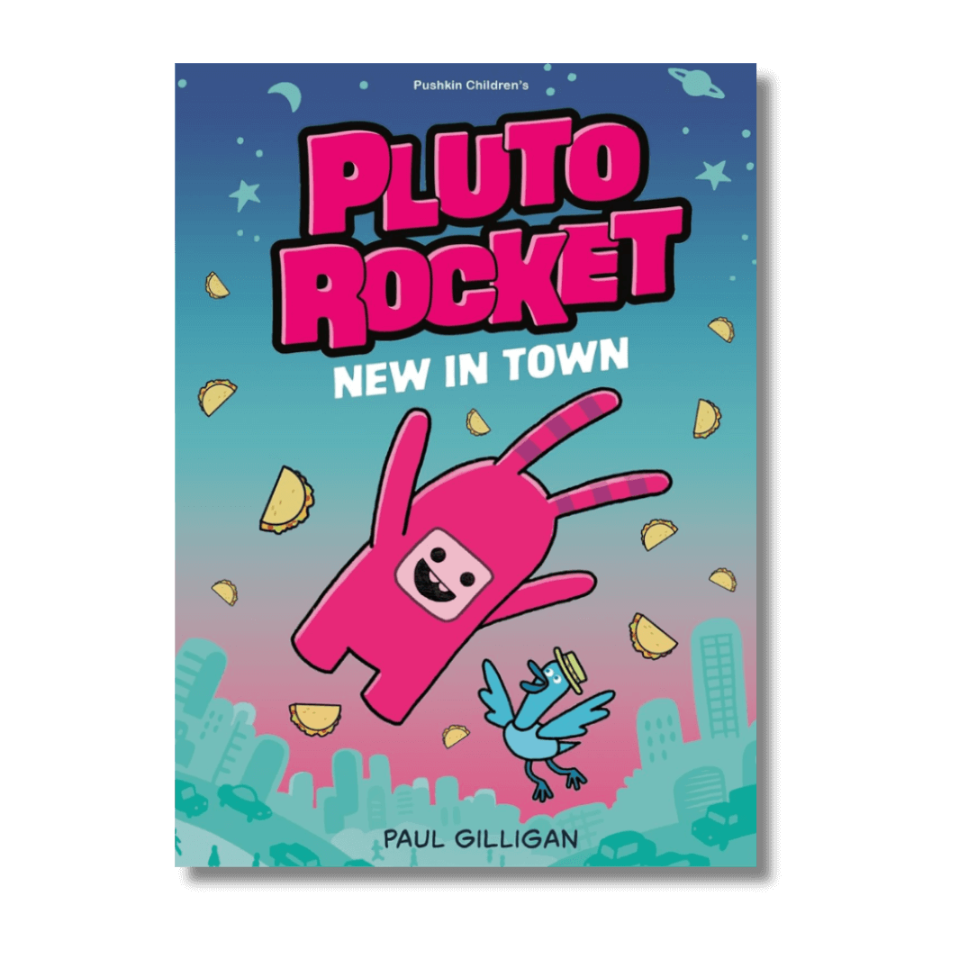 Cover of Pluto Rocket: New in Town by Paul Gilligan