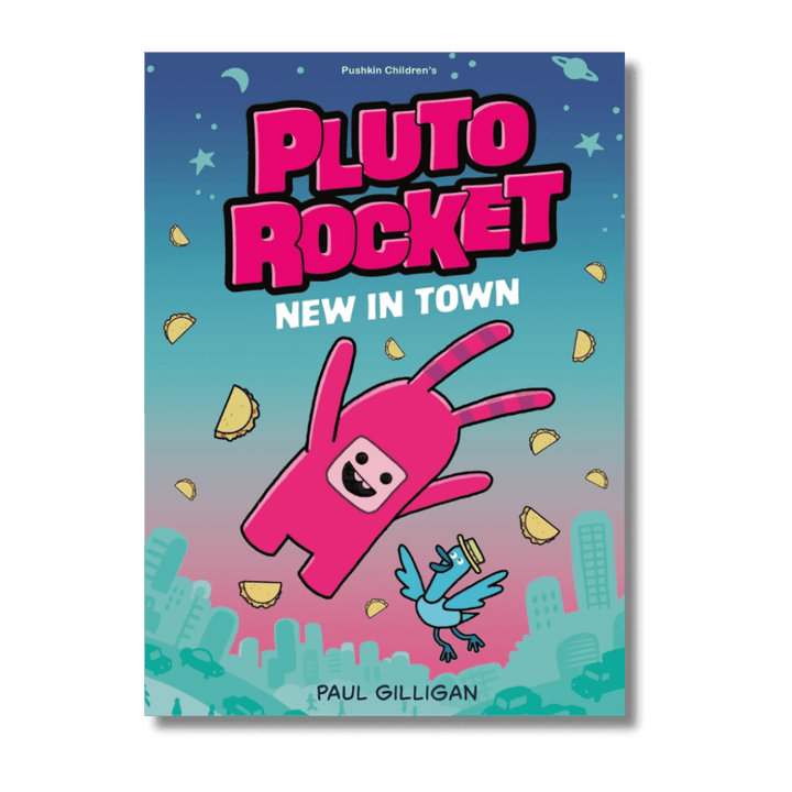 Cover of Pluto Rocket: New in Town by Paul Gilligan