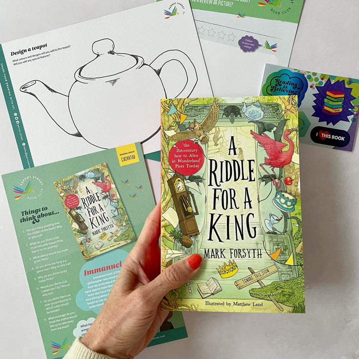 A Riddle for a King chapter book and activity pack