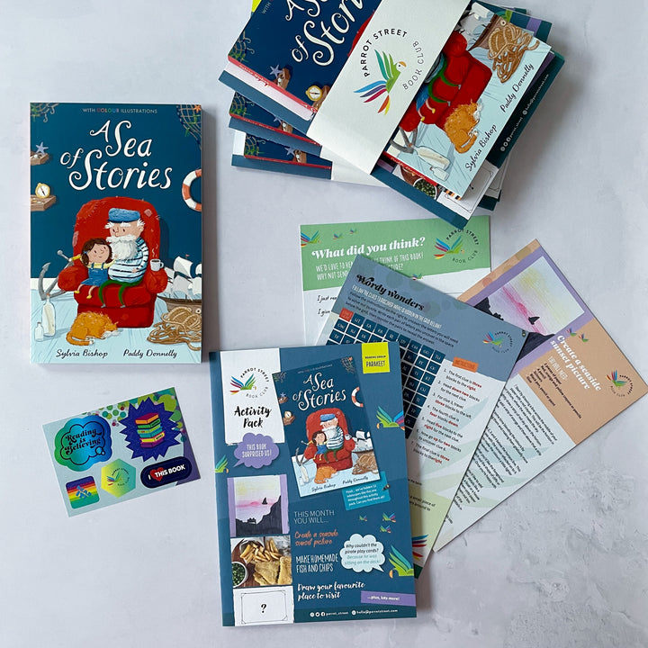 A Sea of Stories chapter book and activity pack