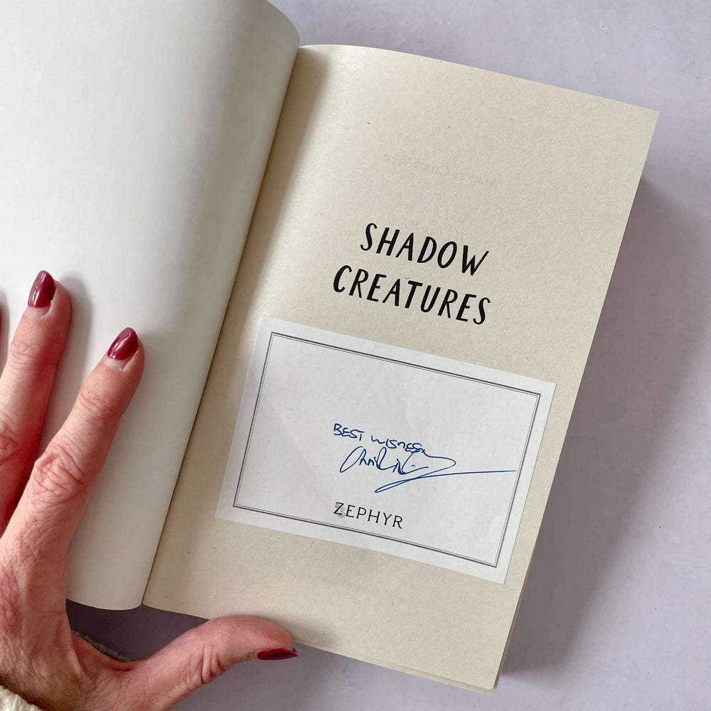 Shadow Creatures with bookplate signed by author Chris Vick