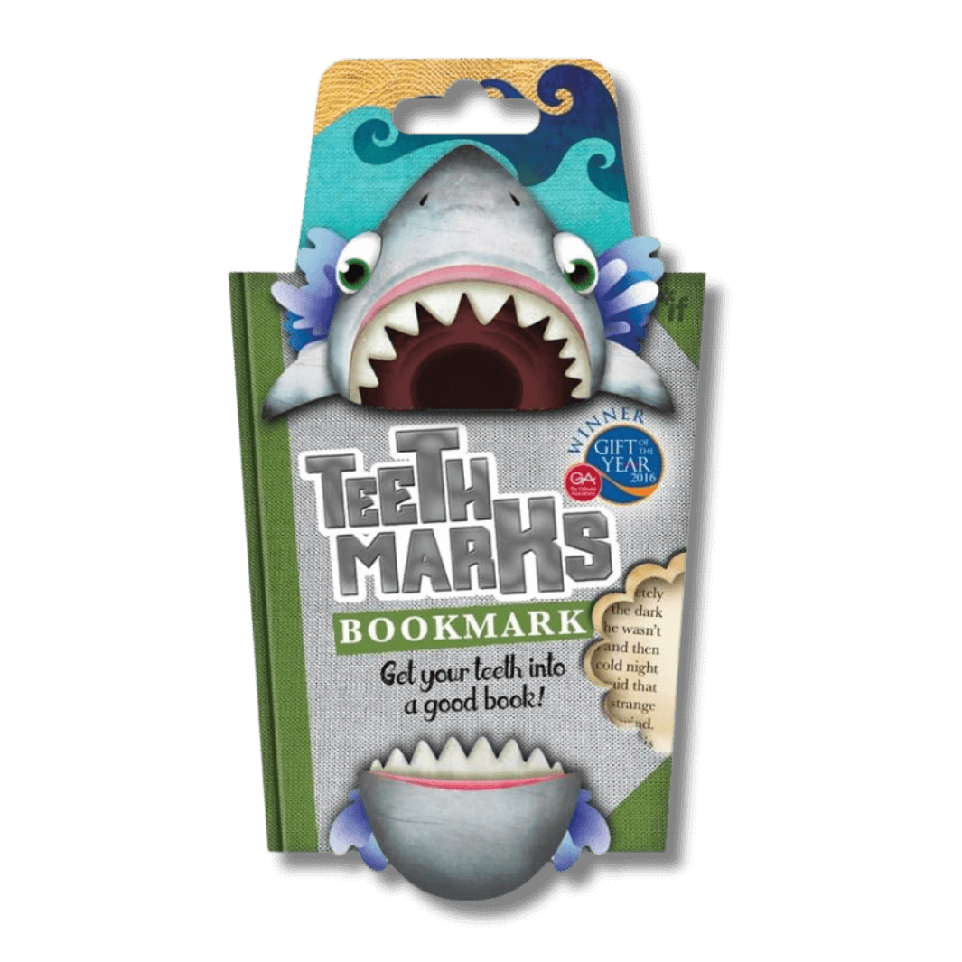 Shark teethmarks bookmark