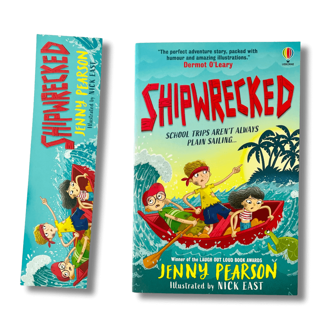 Shipwrecked by Jenny Pearson with free bookmark