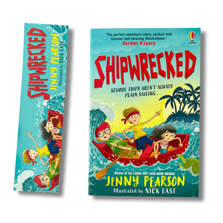 Shipwrecked by Jenny Pearson with free bookmark