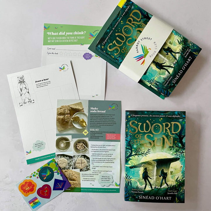 Sword of the Sun chapter book and activity pack