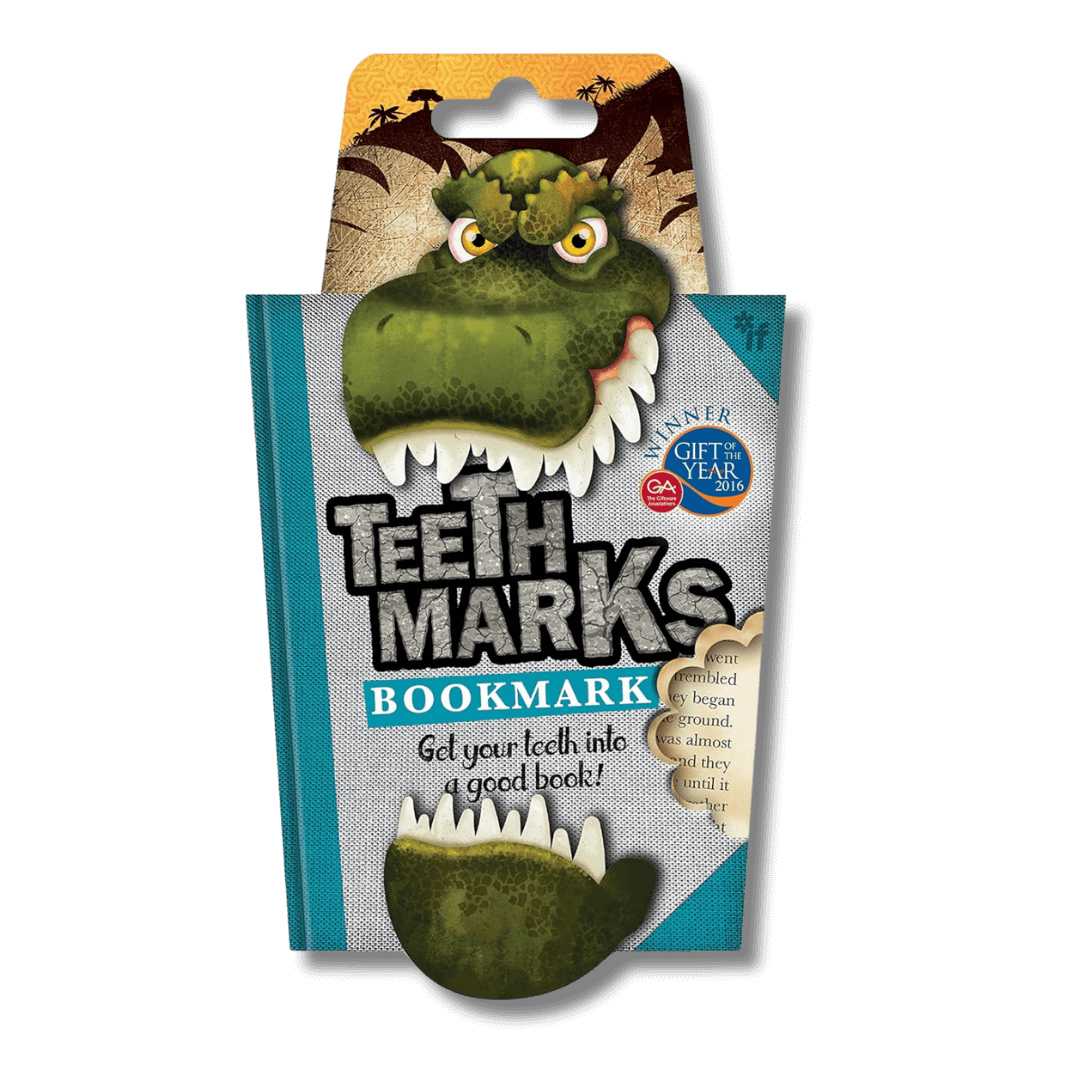 T-Rex teethmarks bookmark