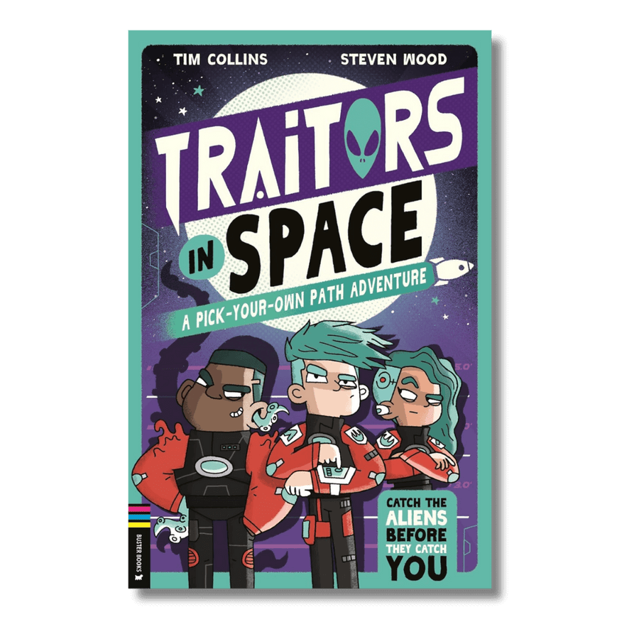 Cover of Traitors in Space: A Pick-your-own-path adventure by Tim Collins