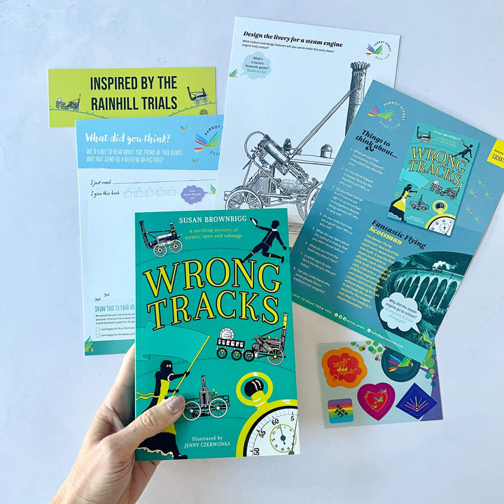 Wrong Tracks chapter book and activity pack