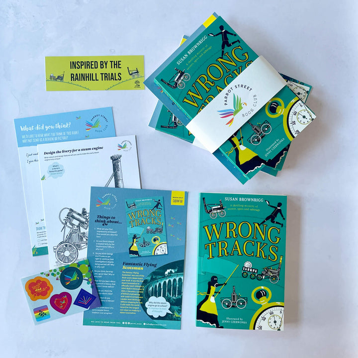 Wrong Tracks chapter book and activity pack