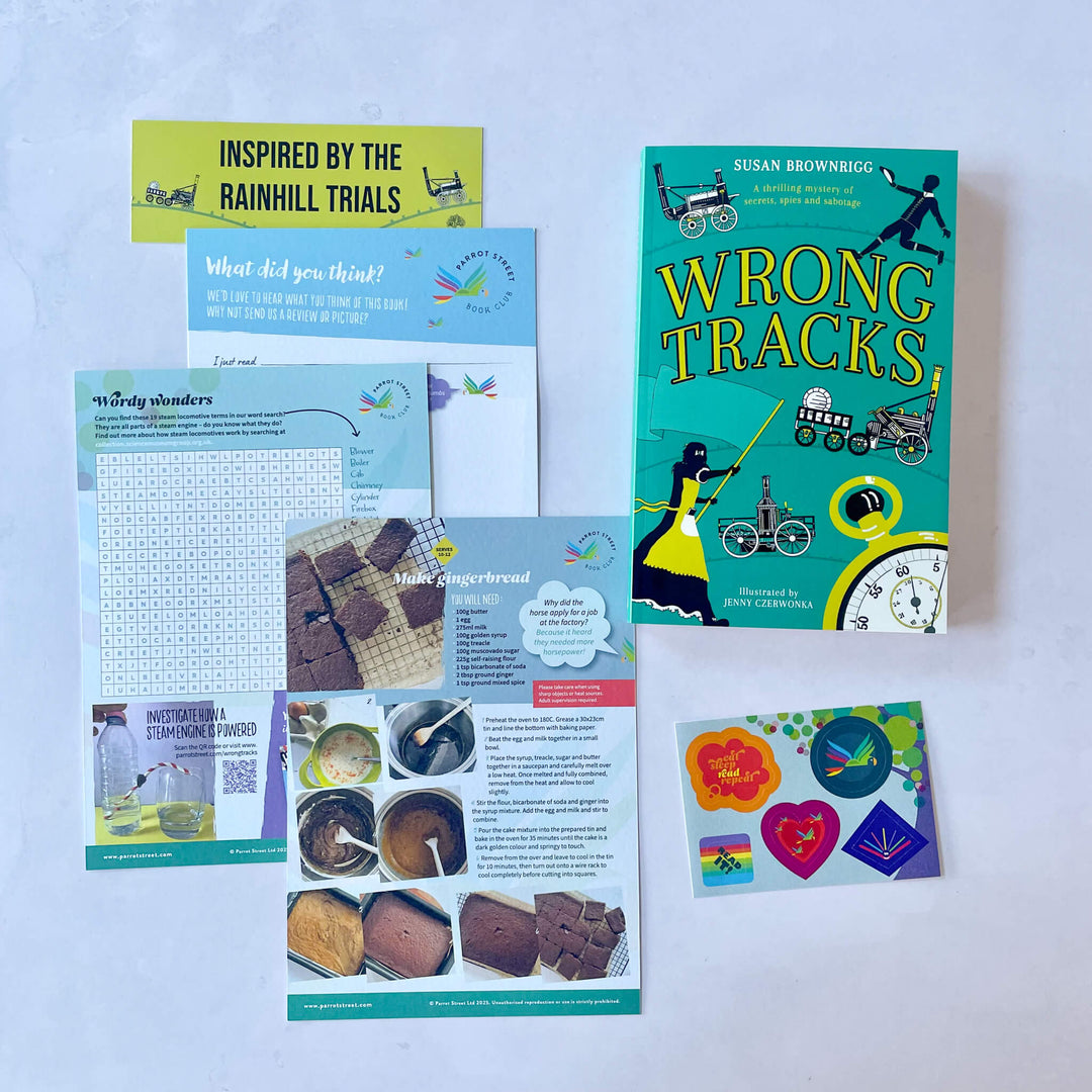 Wrong Tracks chapter book and activity pack