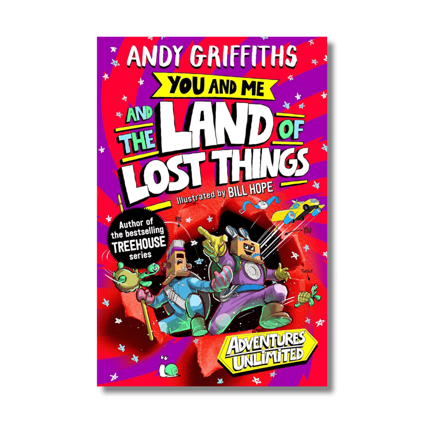 Cover of You and Me and the Land of Lost Things by Andy Griffiths